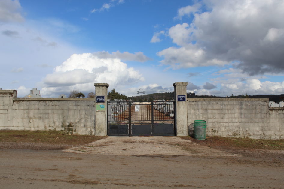 photographie extérieur du cimetière