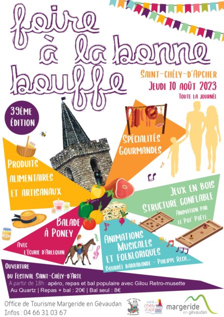 affiche foire à la bonne bouffe 2023