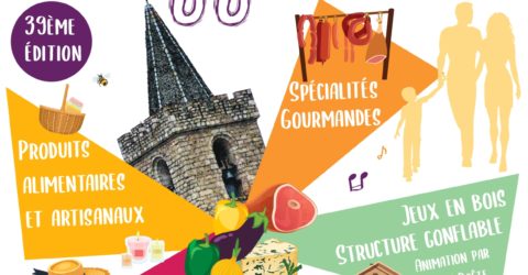 affiche foire à la bonne bouffe 2023